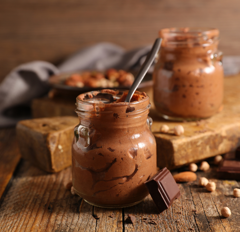 koolhydraatarme chocolademousse