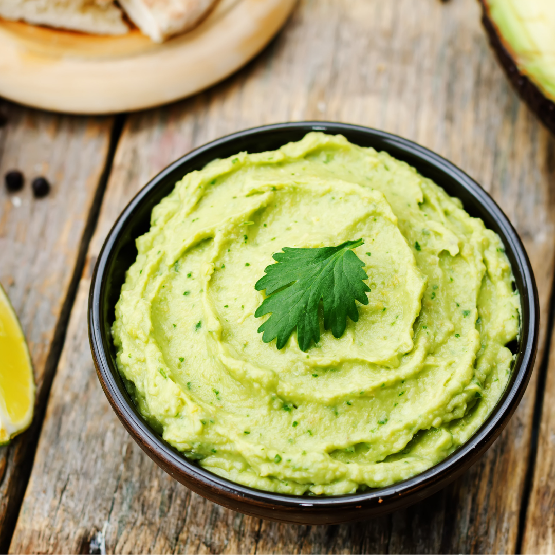 avocado hüttenkase dip